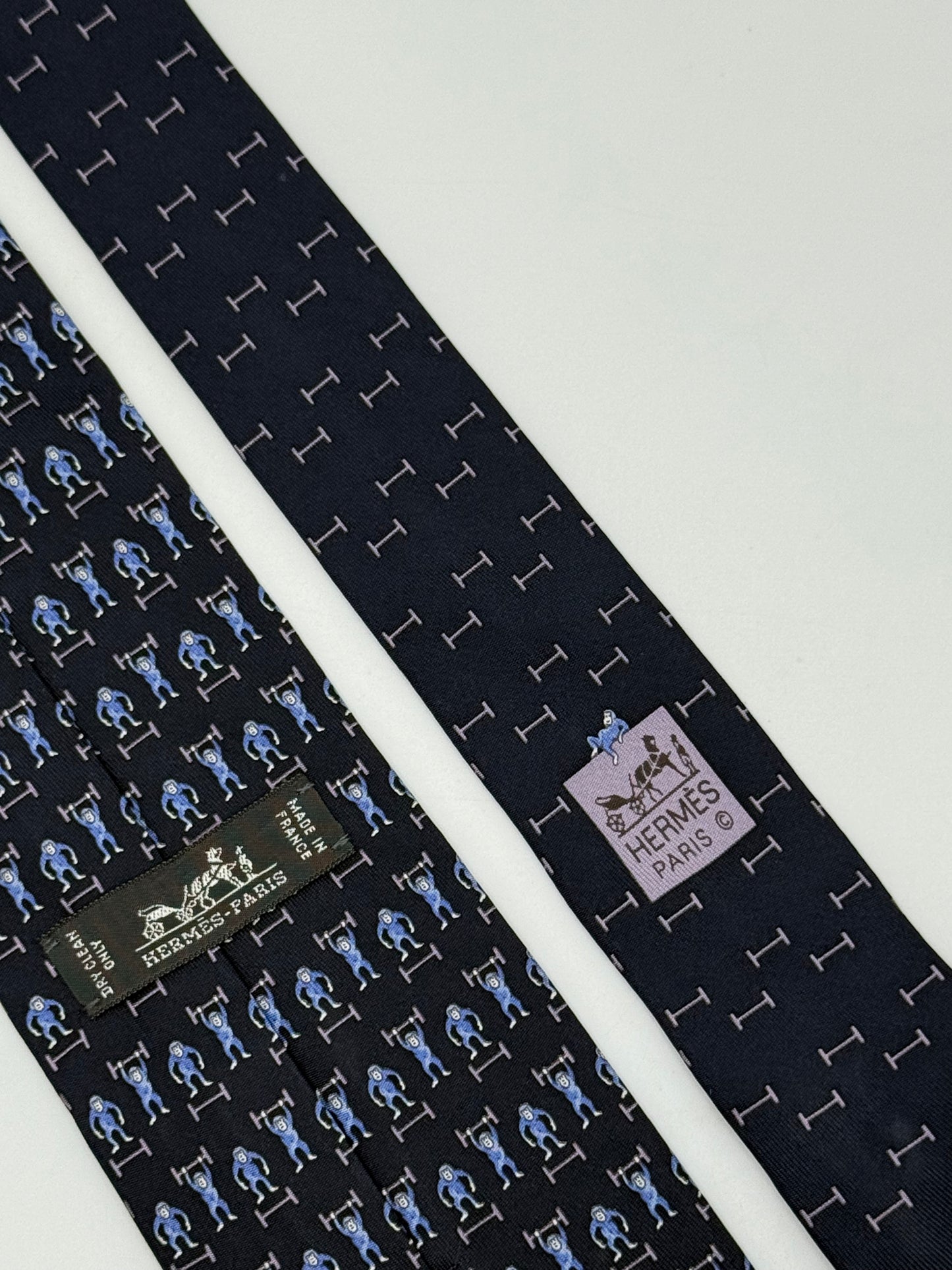 Dark blue twill silk limited edition