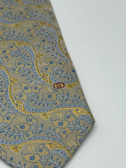 Jacquard silk tie whit GG logo