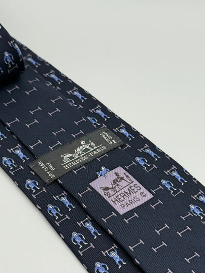 Dark blue twill silk limited edition