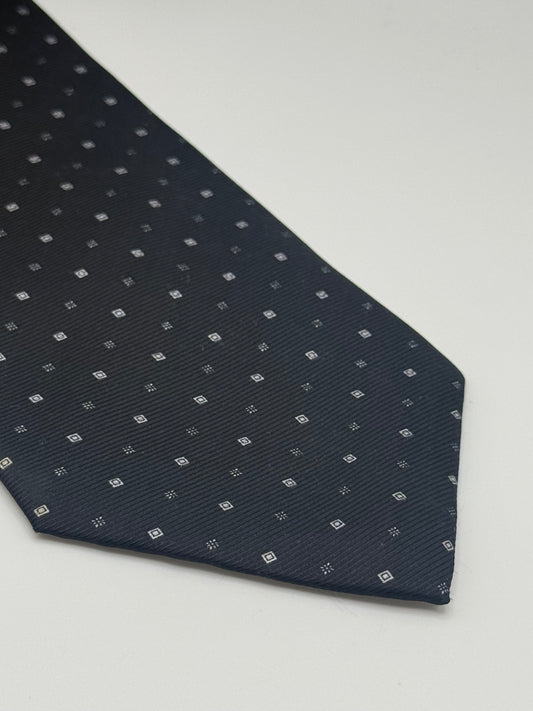 Black silk tie