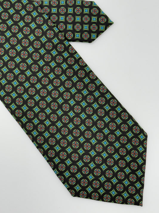 Black sartorial silk tie