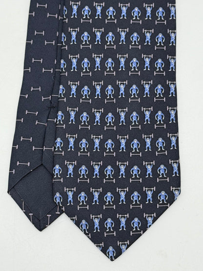 Dark blue twill silk limited edition