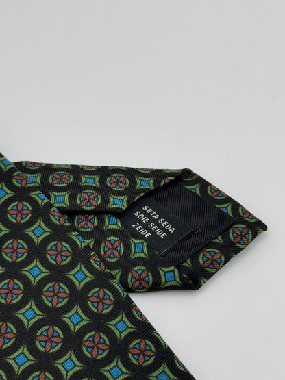 Black sartorial silk tie